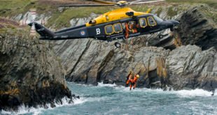 AW139 Helicopter on Search and Rescue Exercise